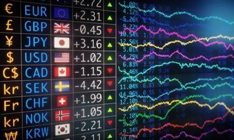 Grafik fluktuasi nilai tukar mata uang