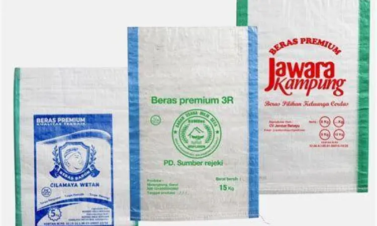 Karung beras dengan berat kuintal