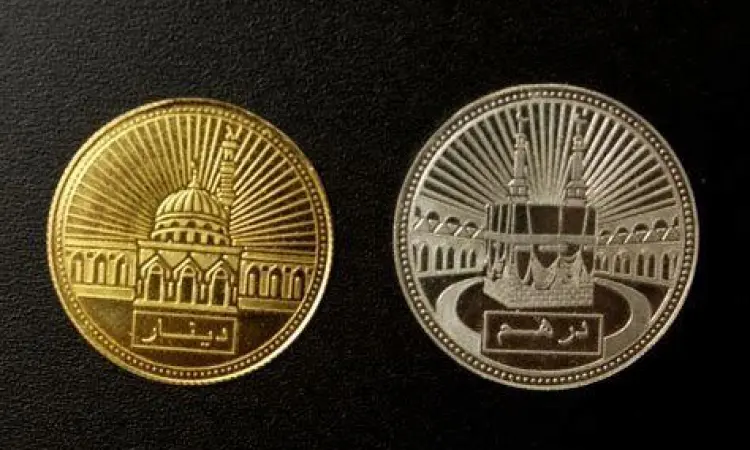 Perbandingan koin emas tradisional dan modern