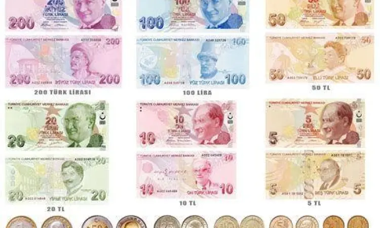 Uang kertas Lira Turki terbaru