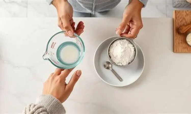 Teknik Leveling Takaran Teknik meratakan permukaan sendok takar menggunakan pisau