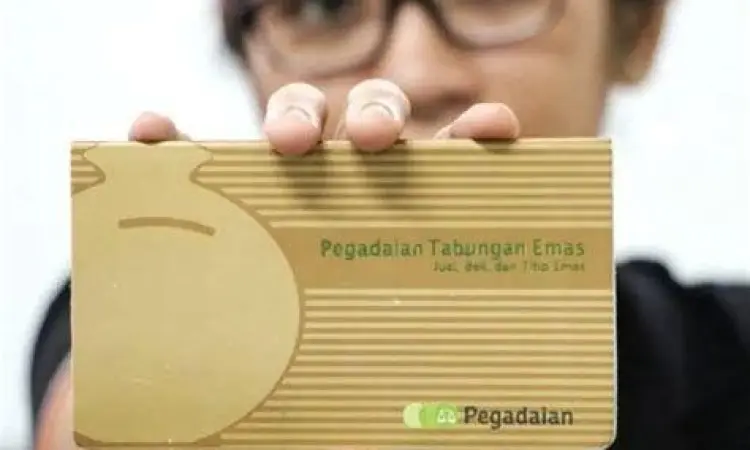 Aplikasi tabungan emas digital di smartphone