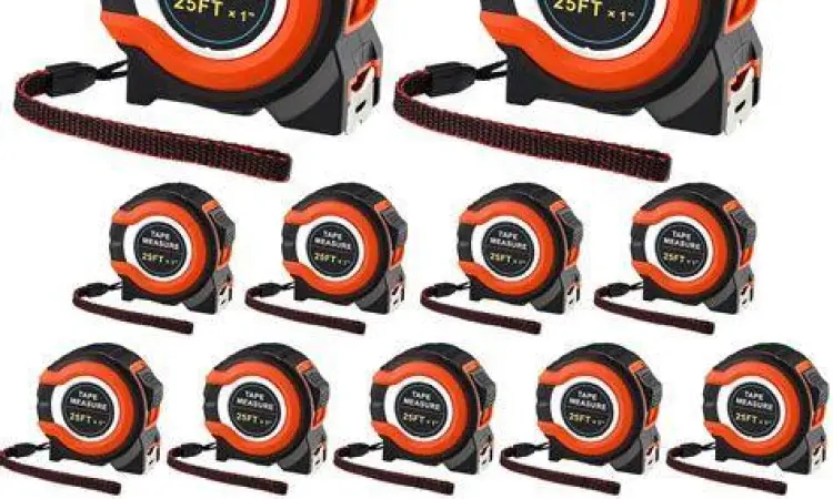 Alat Ukur Dua Satuan Meteran dengan skala kaki dan meter