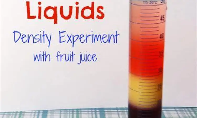 Eksperimen perbedaan massa jenis cairan
