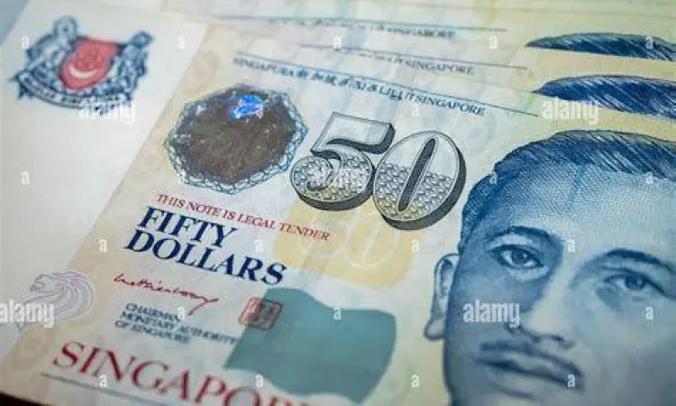 Mata Uang Dollar Singapura Lembaran uang kertas Dollar Singapura berbagai denominasi