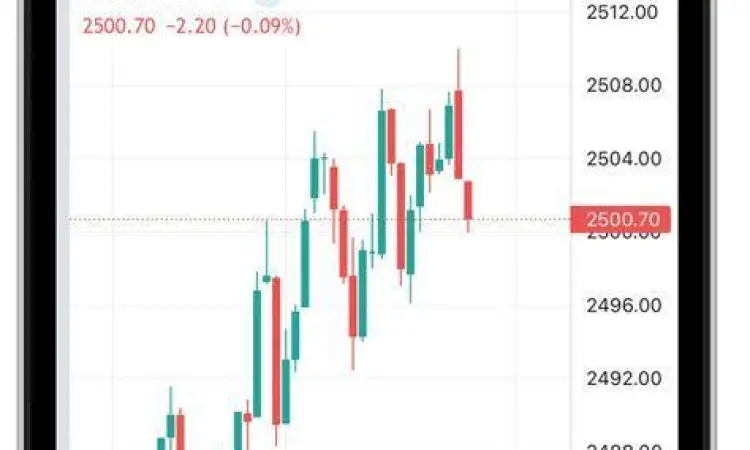Grafik Kurs Valas Grafik pergerakan nilai tukar mata uang di aplikasi ponsel