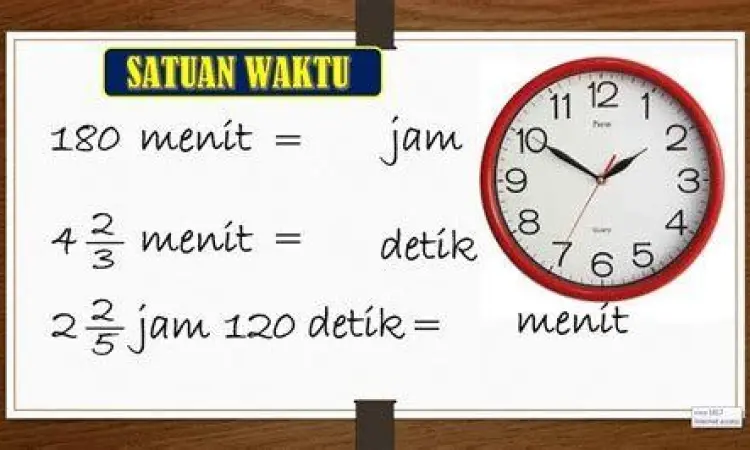 Hitungan Detik Waktu Ilustrasi jam mekanik untuk menghitung detik