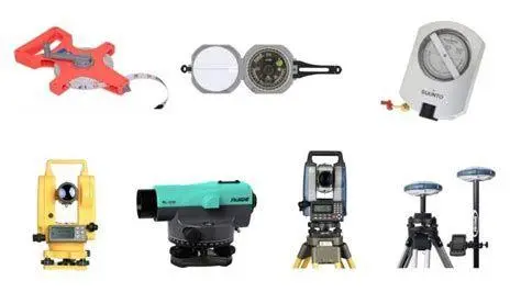 Pengukuran Tanah Tradisional Alat ukur tanah manual untuk menghitung tumbak