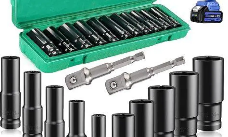 Set kunci sok ukuran 1/2 inci