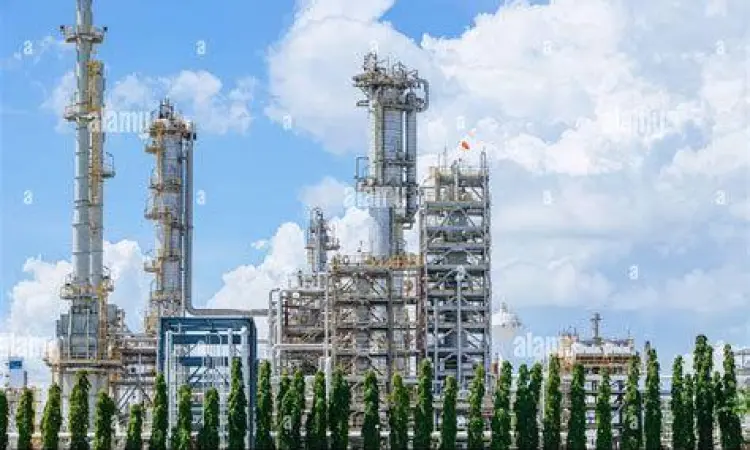 Kompleks kilang minyak industri besar