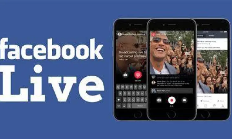 Kreator berinteraksi dengan penggemar di Facebook Live