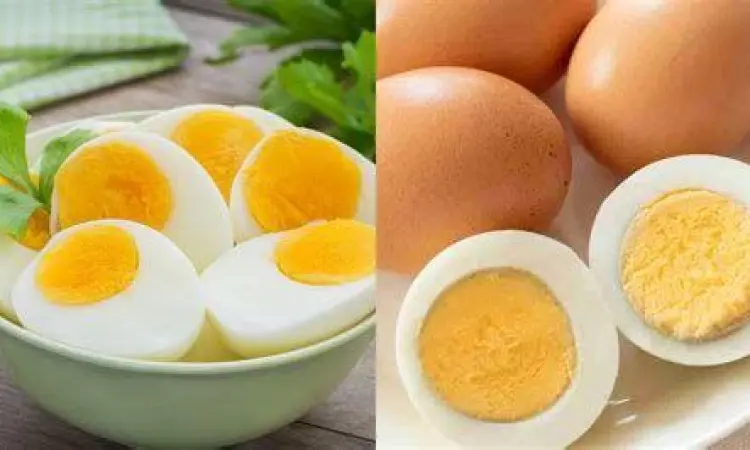 Telur rebus matang sempurna untuk protein maksimal