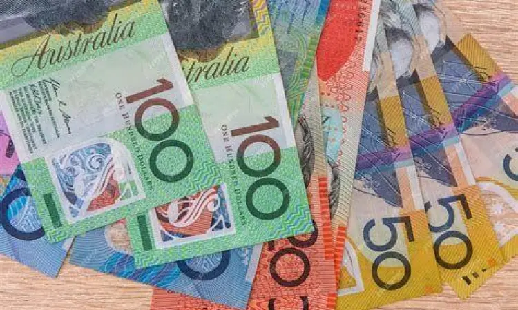 Lembaran uang kertas Dollar Australia