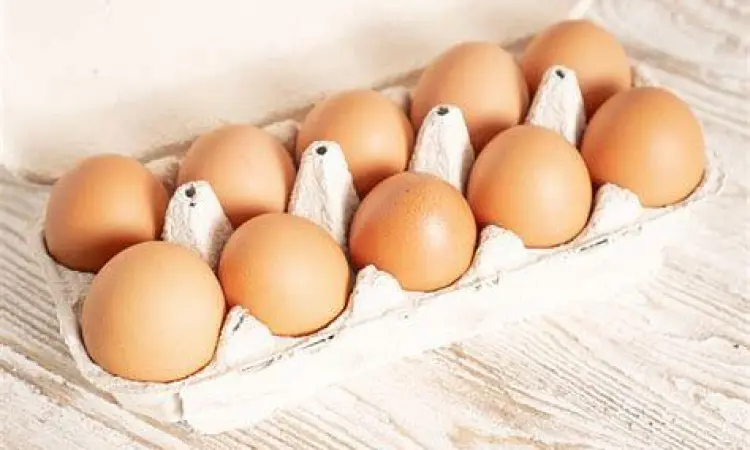 Kemasan Telur Ayam telur ayam disusun rapi dalam wadah karton