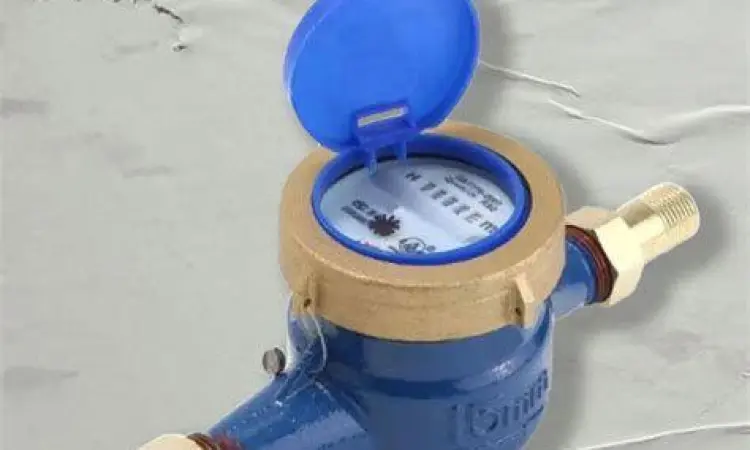 Alat Ukur Air PDAM Meteran air PDAM menunjukkan angka meter kubik