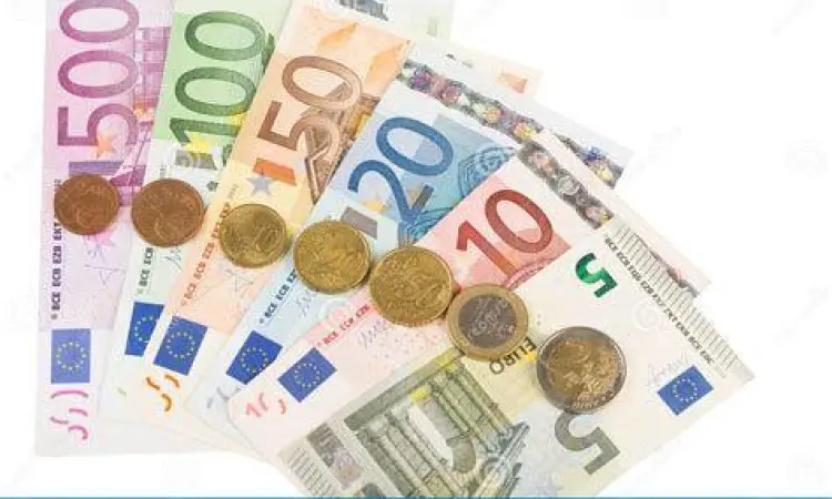 Uang kertas dan koin Euro