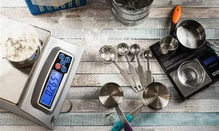Timbangan Digital vs Cup Perbandingan timbangan digital dan cup pengukur