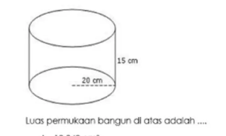 Rumus matematika perhitungan volume drum silinder