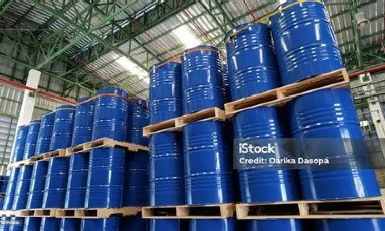 Penyimpanan drum di gudang dengan sistem palletizing