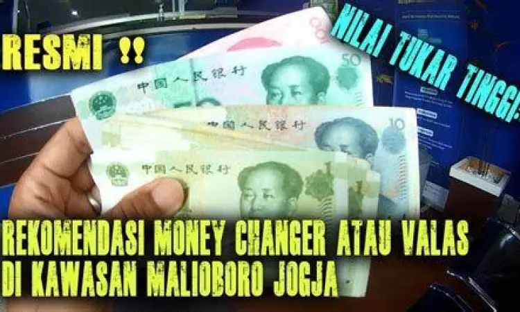 loket penukaran uang di money changer terpercaya