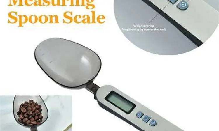 Timbangan digital dapur menunjukkan angka gram yang akurat