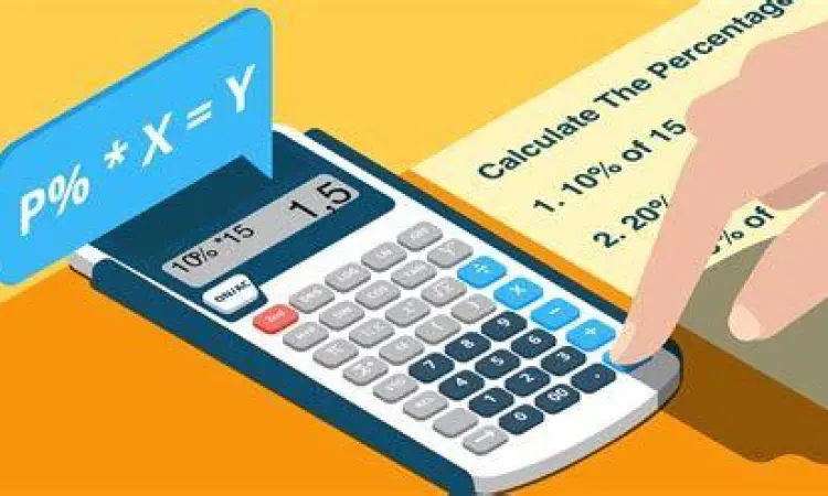 Kalkulator Menghitung 1 per 3 Tampilan kalkulator menunjukkan angka 0.3333