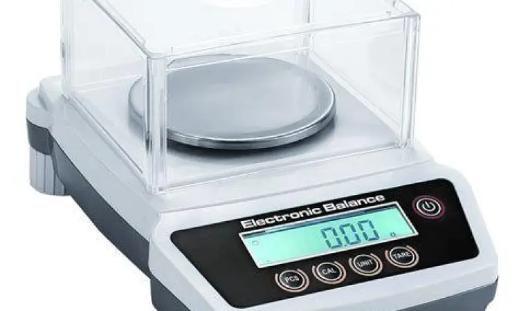 Presisi Massa Timbangan laboratorium digital mengukur massa gram dengan presisi