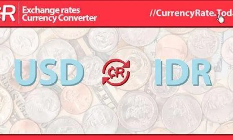 Grafik nilai tukar USD ke IDR