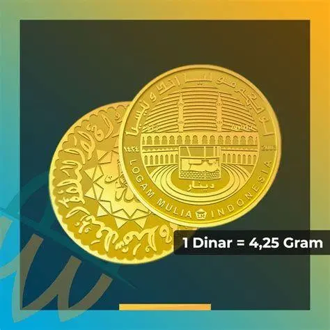 Perbandingan Jenis Dinar Koin dinar emas Antam 22 karat dan 24 karat