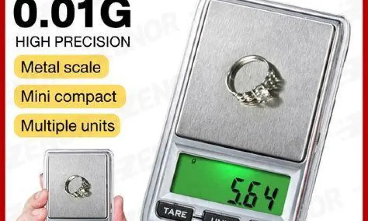 Akurasi Berat Dirham Menimbang koin dirham dengan timbangan digital presisi