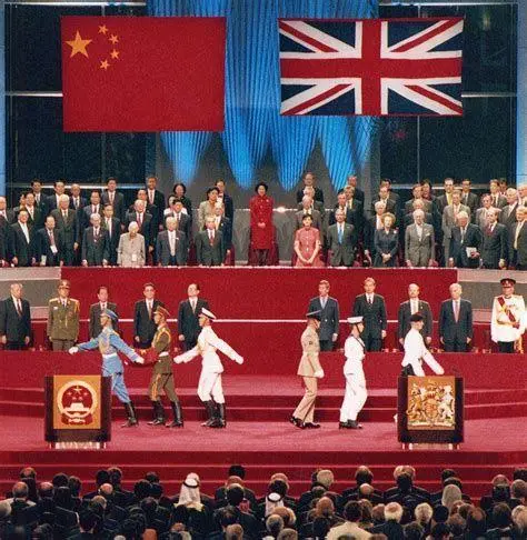 Hong Kong Handover Upacara penyerahan Hong Kong tahun 1997
