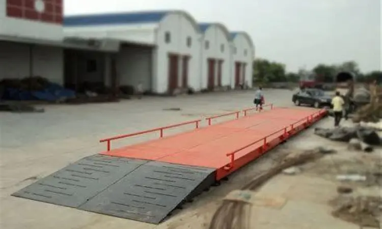 Mesin timbangan industri untuk menghitung tonase