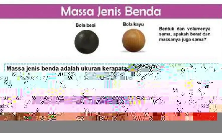 Rumus perhitungan massa jenis dari volume ke kilogram