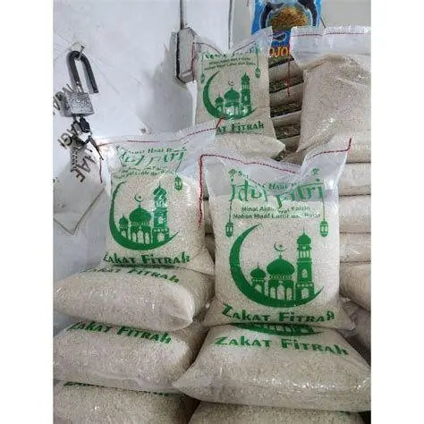 Beras Zakat dan Fidyah Karung beras untuk zakat dan fidyah
