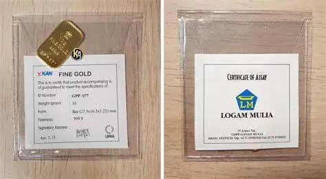 Sertifikat Emas Sertifikat keaslian emas Antam terbaru