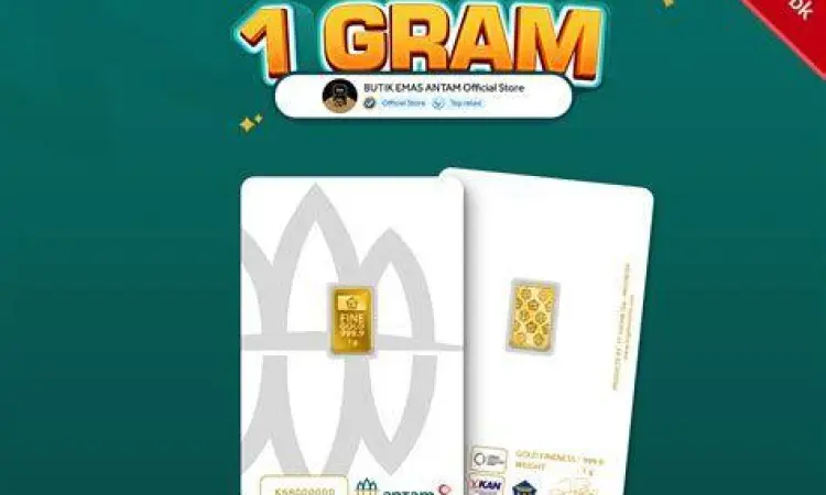 Emas Antam 1 Gram CertiCard terbaru