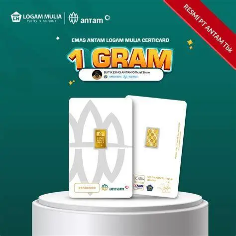 Kemasan Emas Antam 1 Gram Emas Antam 1 Gram CertiCard terbaru