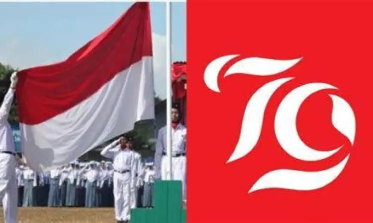Persiapan Bulan Kemerdekaan Suasana pemasangan bendera merah putih awal Agustus