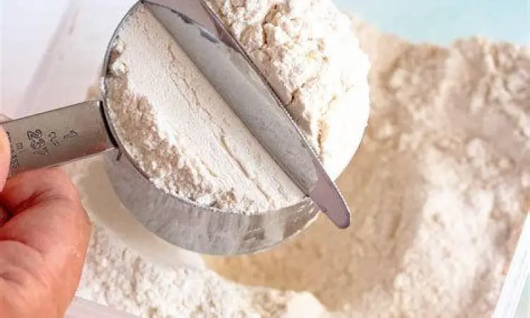 Teknik Leveling Bahan Bubuk Cara meratakan tepung pada sendok takar