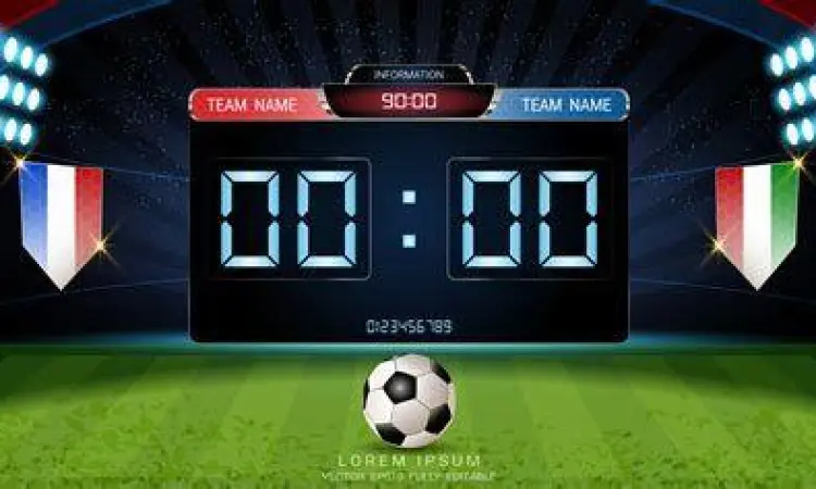 Durasi 90 Menit dalam Olahraga Timer pertandingan sepak bola 90 menit