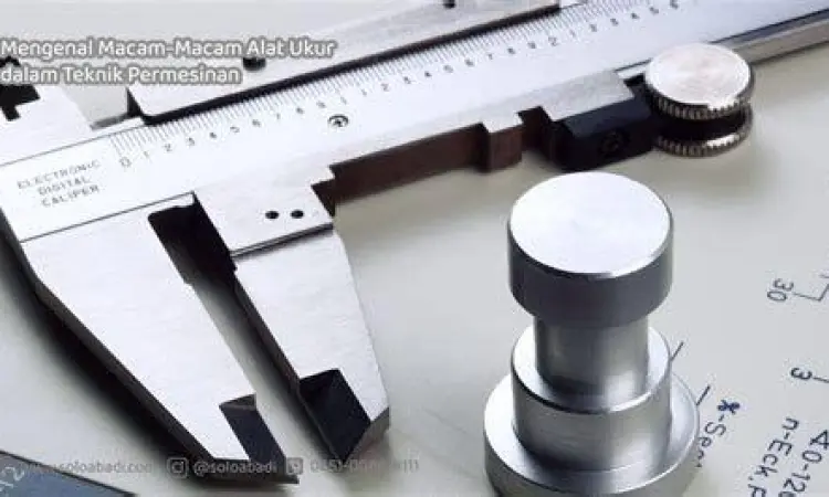 Alat ukur jangka sorong menunjukkan angka desimal