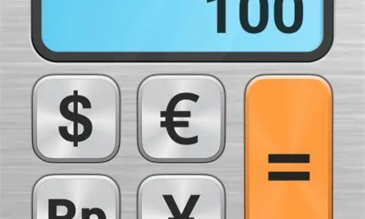 Alat Konversi Mata Uang ilustrasi kalkulator konversi mata uang digital