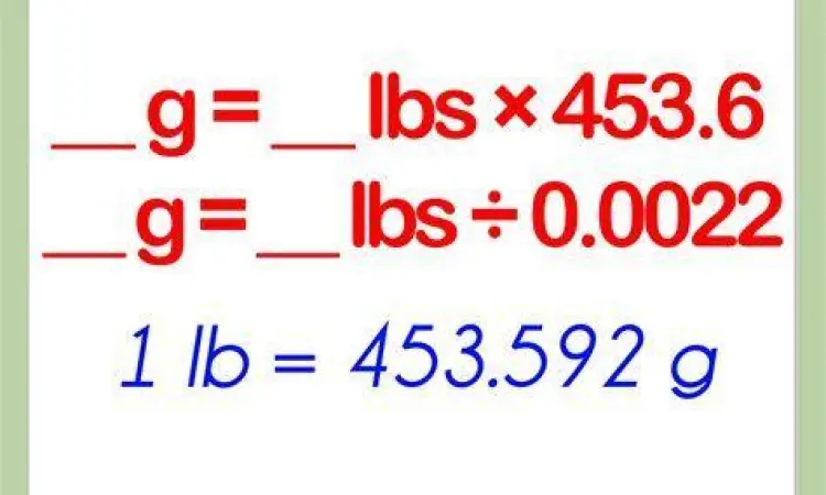 Rumus Kg ke Lbs Rumus matematika konversi berat