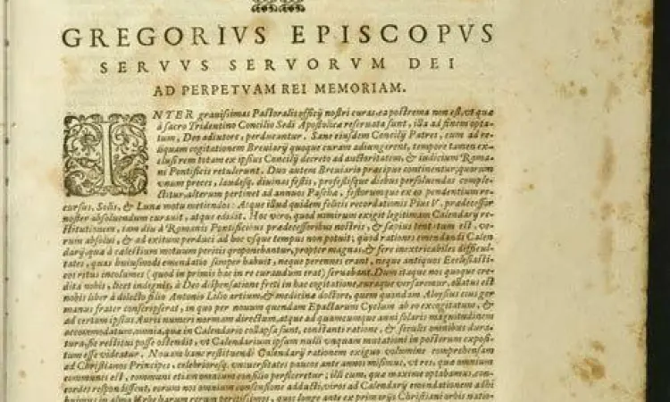 Manuskrip sejarah kalender gregorian dan masehi