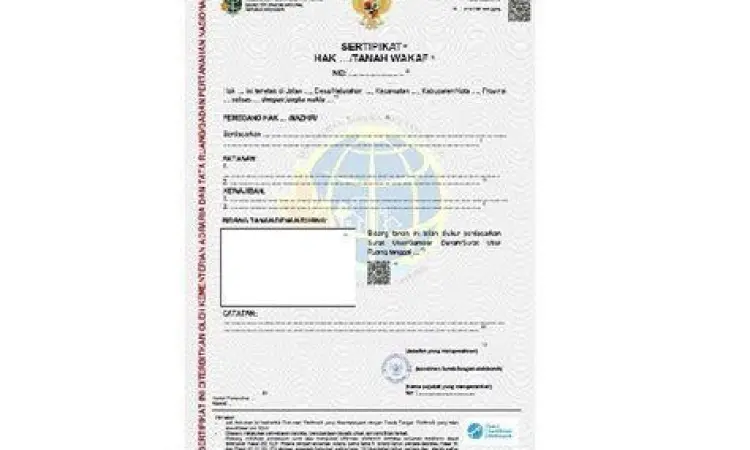 Legalitas Sertifikat Tanah Sertifikat tanah SHM BPN