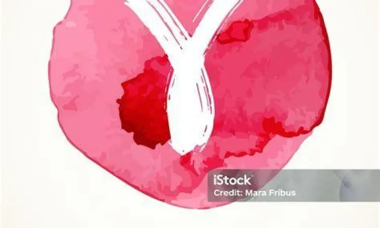 Simbol Aries Simbol zodiak Aries berwarna merah menyala