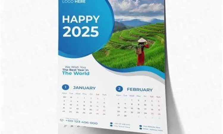 tampilan kalender dinding masehi