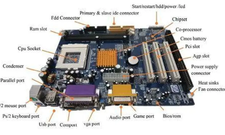 Arsitektur Data Komputer Komponen motherboard yang mengalirkan data bit