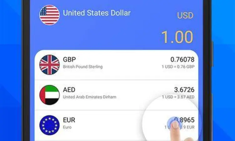 Cek Kurs Real Time Aplikasi konverter mata uang online di smartphone