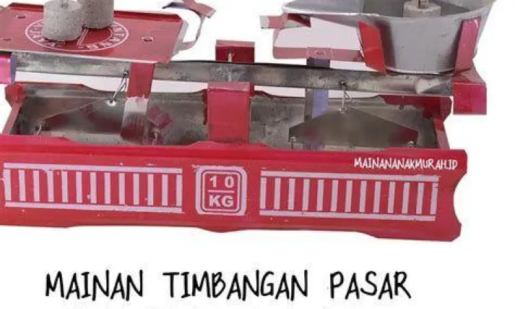 Timbangan Tradisional Indonesia Timbangan bebek tradisional untuk menimbang pon dan ons